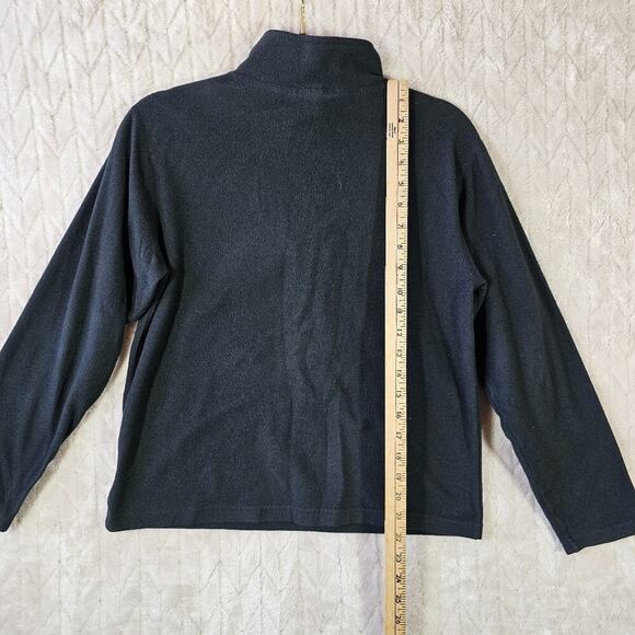 The North Face Fleece 1/4 Zip Boys Large Black Outdoor Layering Minimal Classic - Picture 3 of 5